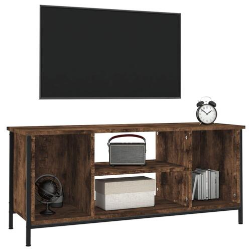 Tv-bord 102x35x45 cm konstrueret træ røget egetræsfarve
