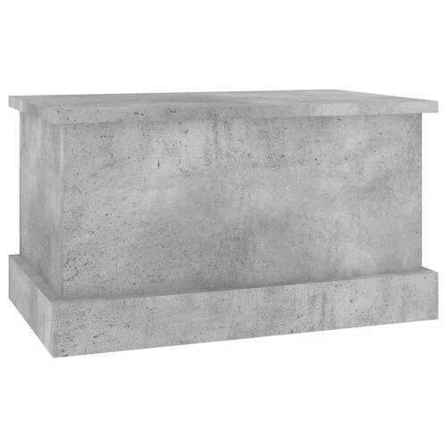 Opbevaringskasse 50x30x28 cm konstrueret træ betongrå