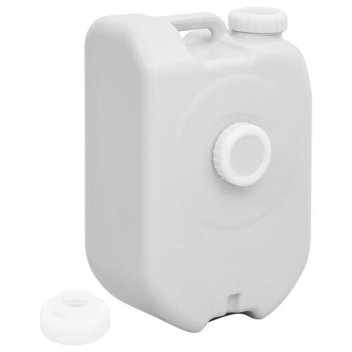 Bærbar vandtank med adapter 24 l grå