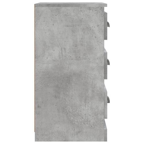 Skænk 36x35,5x67,5 cm konstrueret træ betongrå