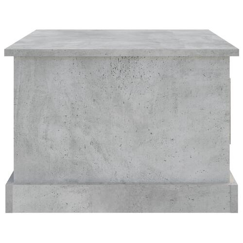 Sofabord 50x50x35 cm konstrueret træ betongrå
