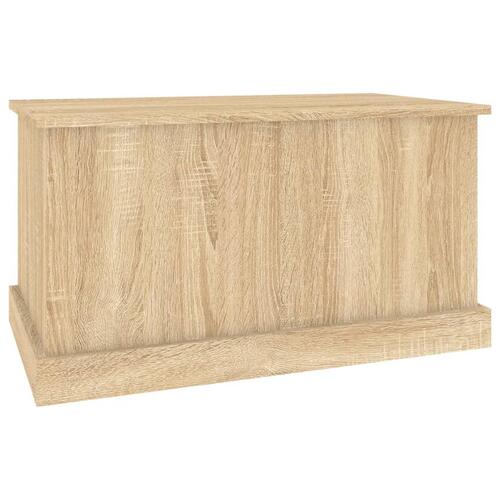 Opbevaringskasse 70x40x38 cm konstrueret træ sonoma-eg