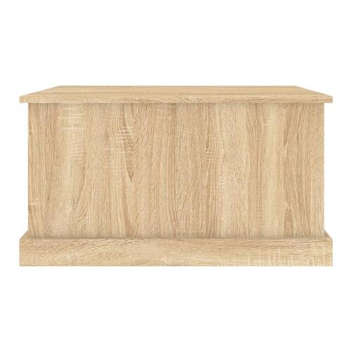 Opbevaringskasse 70x40x38 cm konstrueret træ sonoma-eg