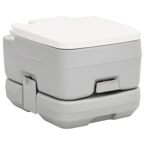 Transportabelt campingtoilet og vandbeholder