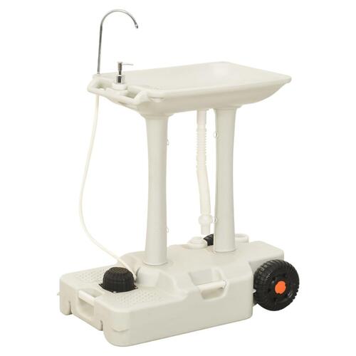 Transportabelt campingtoilet og håndvask