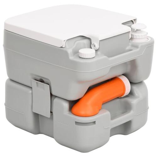 Transportabelt campingtoilet og håndvask