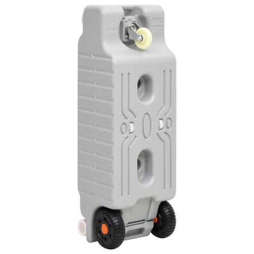 Transportabelt campingtoilet og håndvask med vandbeholder