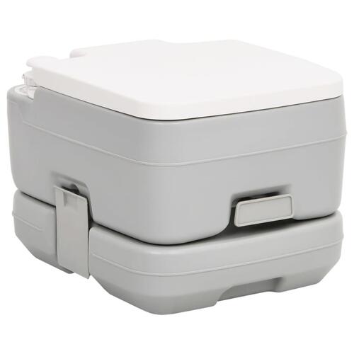 Transportabelt campingtoilet og håndvask