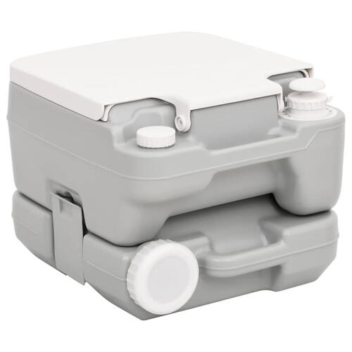 Transportabelt campingtoilet og håndvask