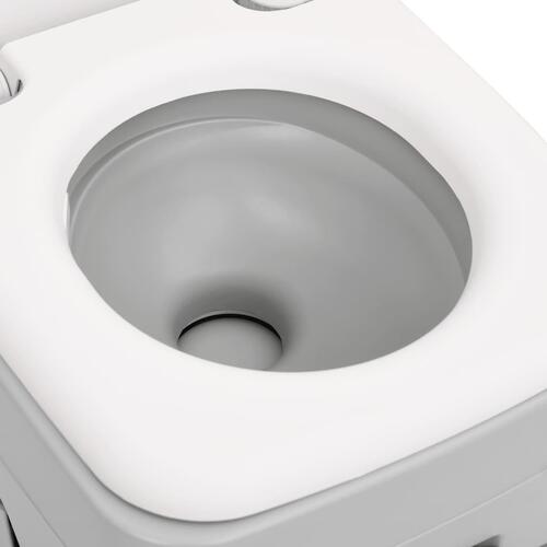 Transportabelt campingtoilet og håndvask