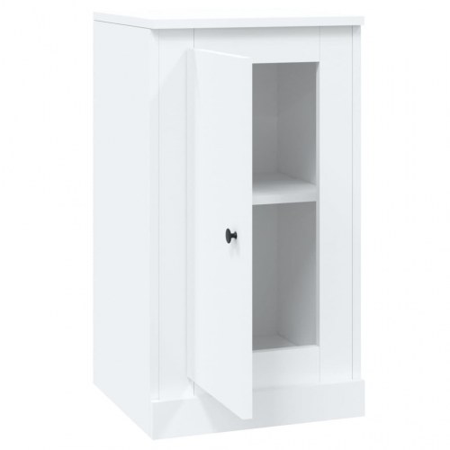 Skænke 2 stk. 37,5x35,5x67,5 cm konstrueret træ hvid