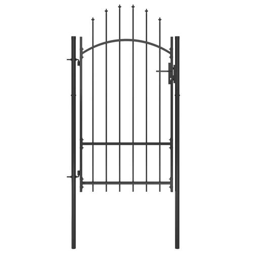 Havelåge 1x2,2 m stål sort