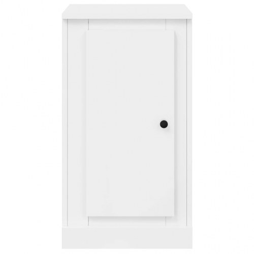 Skænke 2 stk. 37,5x35,5x67,5 cm konstrueret træ hvid højglans
