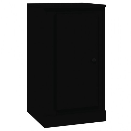 Skænke 2 stk. 37,5x35,5x67,5 cm konstrueret træ sort