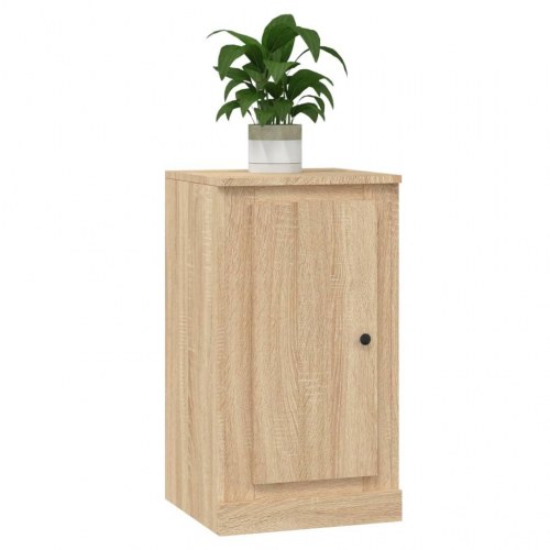 Skænke 2 stk. 37,5x35,5x67,5 cm konstrueret træ sonoma-eg