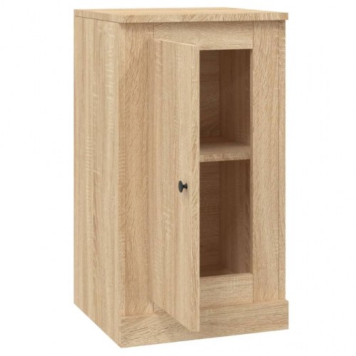 Skænke 2 stk. 37,5x35,5x67,5 cm konstrueret træ sonoma-eg