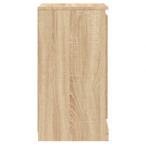 Skænke 2 stk. 37,5x35,5x67,5 cm konstrueret træ sonoma-eg
