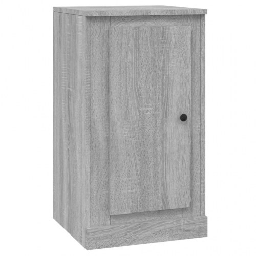 Skænke 2 stk. 37,5x35,5x67,5 cm konstrueret træ grå sonoma-eg