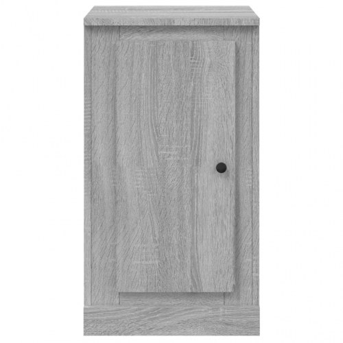 Skænke 2 stk. 37,5x35,5x67,5 cm konstrueret træ grå sonoma-eg