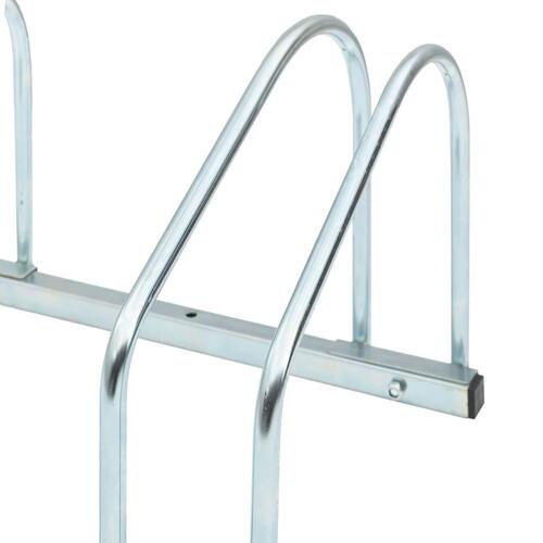 Cykelstativ til seks cykler 168x33x27 cm stål
