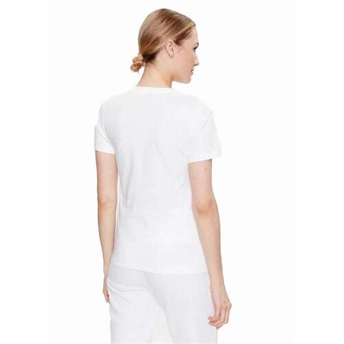 Kortærmet T-shirt til Kvinder Converse Seasonal Star Chevron Hvid XS