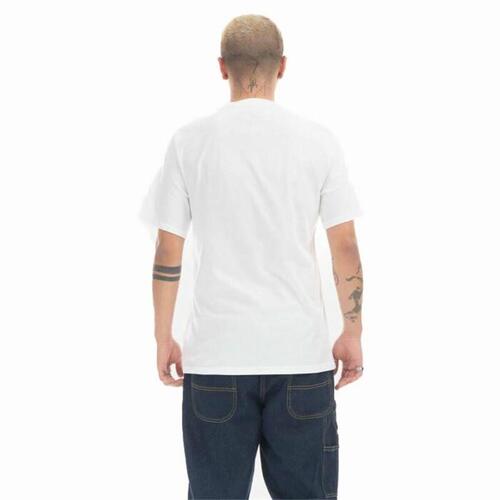 Kortærmet T-shirt til Mænd Converse Classic Fit All Star Single Screen Hvid XS