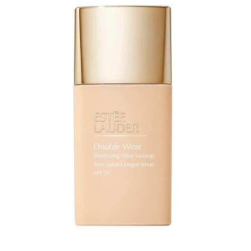 Flydende makeup foundation Estee Lauder Double Wear Sheer Matte Nº 1W1 Hvid Spf 20 Spf 19