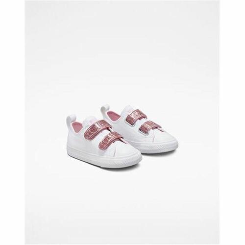 Sportssko til baby Converse Chuck Taylor All-Star 2V Hvid 24
