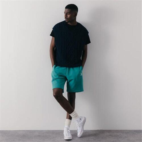 Sport shorts til mænd Converse Classic Fit Wearers Left Star Grøn L
