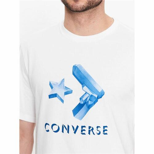 Kortærmet T-shirt til Mænd Converse Crystals Hvid XS