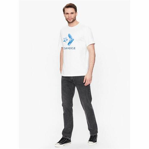 Kortærmet T-shirt til Mænd Converse Crystals Hvid XS