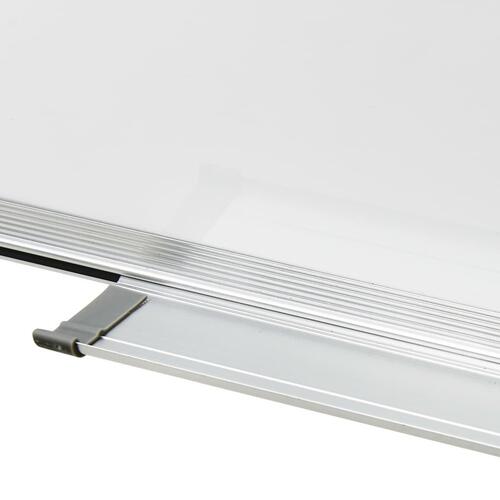 Magnetisk whiteboard 60x40 cm stål hvid