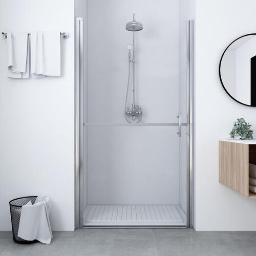 Brusedør 81x195 cm hærdet glas