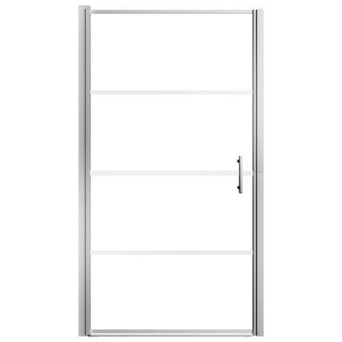 Brusedør 81x195 cm hærdet glas