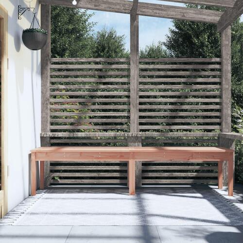 2-personers havebænk 203,5x44x45 cm massivt douglasgran