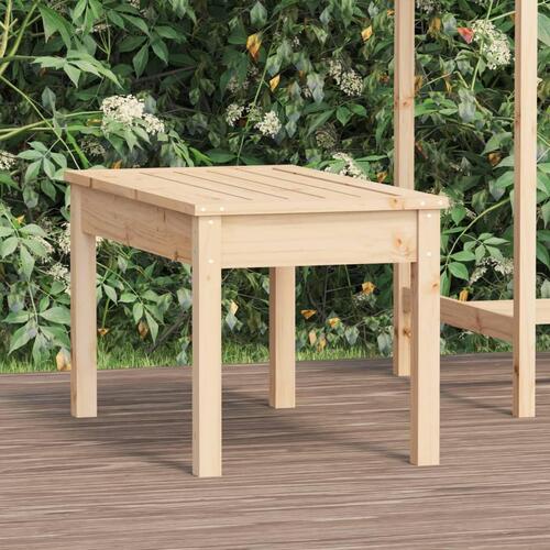 Havebænk 80x44x45 cm massivt fyrretræ