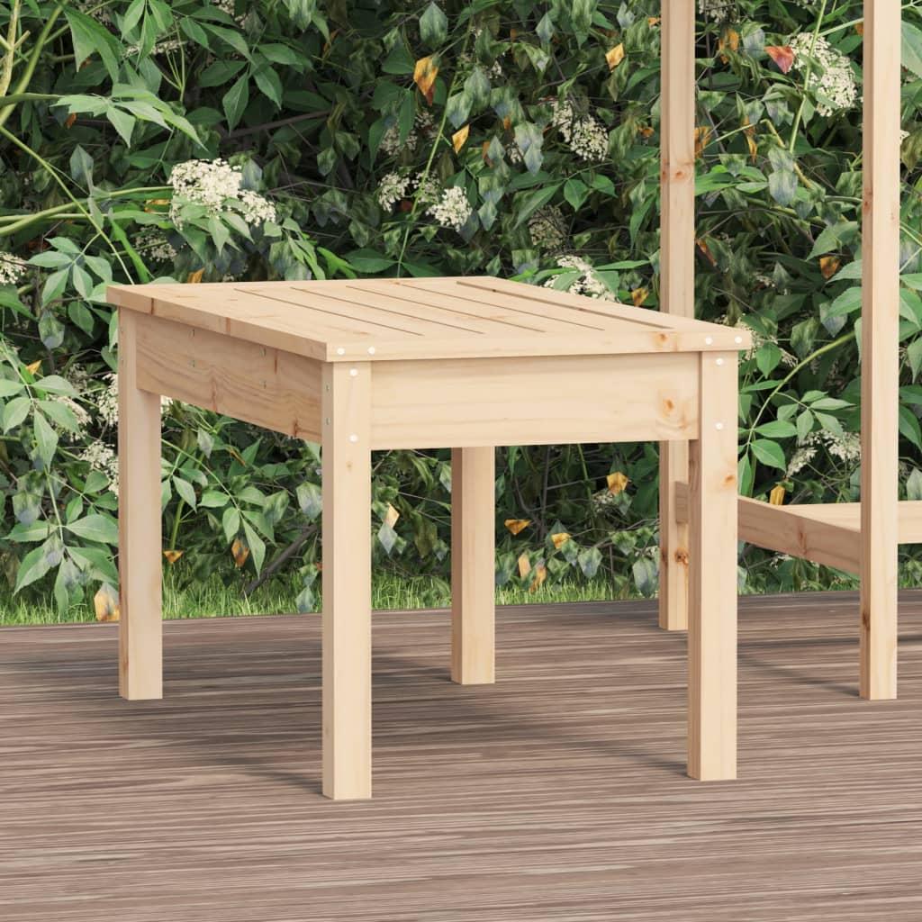 Havebænk 80x44x45 cm massivt fyrretræ