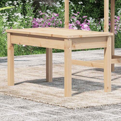 Havebænk 80x44x45 cm massivt fyrretræ