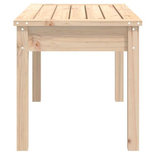 Havebænk 80x44x45 cm massivt fyrretræ