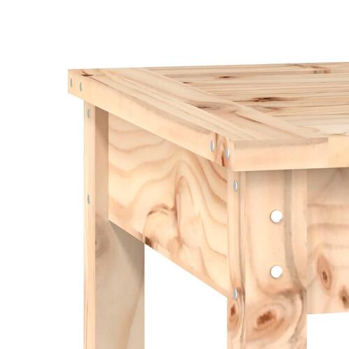 Havebænk 80x44x45 cm massivt fyrretræ