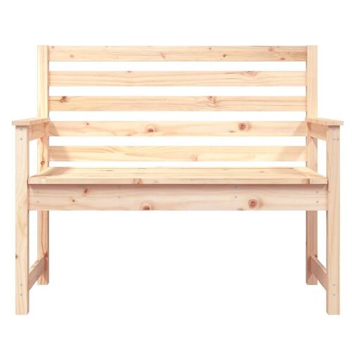 Havebænk 109x48x91,5 cm massivt fyrretræ