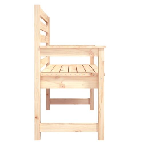 Havebænk 109x48x91,5 cm massivt fyrretræ