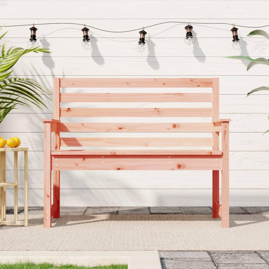 Havebænk 109x48x91,5 cm massivt douglasgran