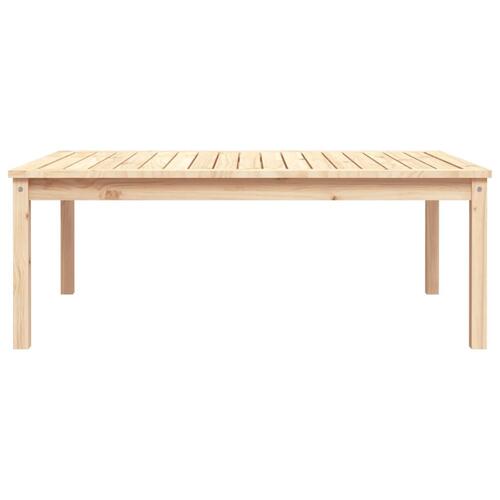 Havebord 121x82,5x45 cm massivt fyrretræ