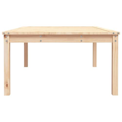 Havebord 121x82,5x45 cm massivt fyrretræ