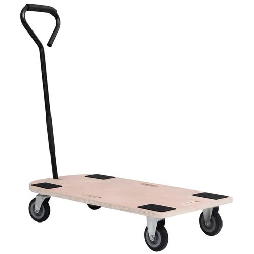 Vogn med 4 hjul og håndtag 250 kg