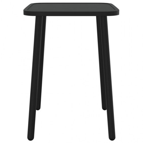 Havebord i stål 50×50×71 cm - antracitgrå