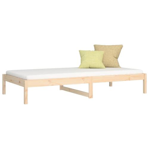 Daybed 80x200 cm massivt fyrretræ