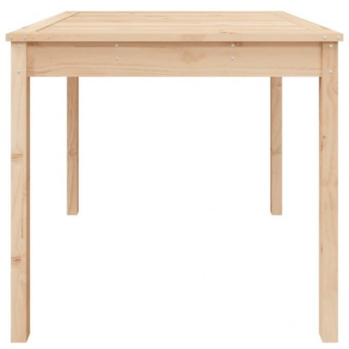 Havebord 82,5 × 82,5 × 76 cm i massivt fyrretræ - natur
