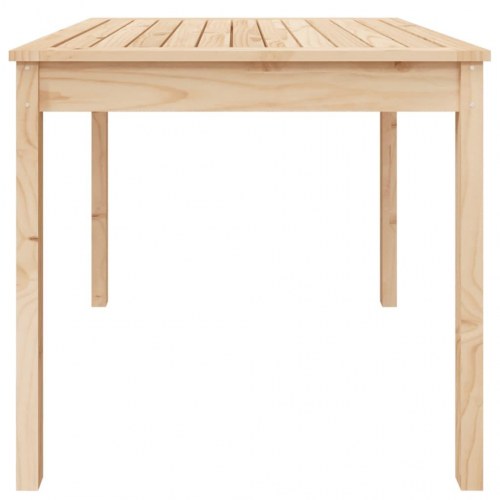 Havebord 82,5 × 82,5 × 76 cm i massivt fyrretræ - natur